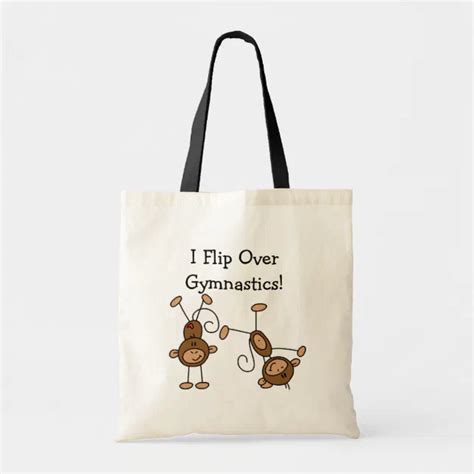 I Flip Over Gymnastics Tshirts and Gifts Tote Bag | Zazzle