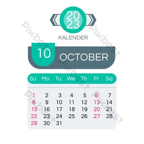 Calendario Ottobre 2023 Scrivania | Elementi grafici EPS download ...