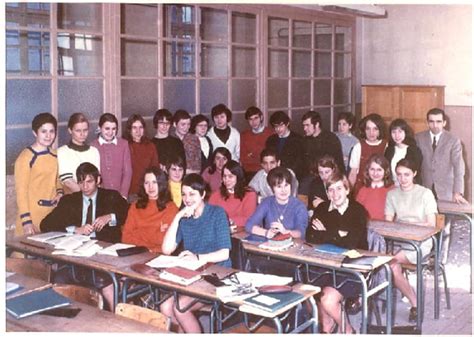 Photo de classe Philo 1 de 1968 Lycée Bonaparte Site Bonaparte