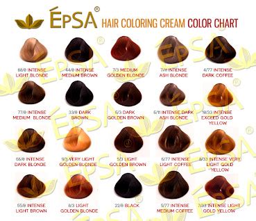 Ash Blonde Epsa Hair Color Chart Amazing Ideas Color Chart Epsa