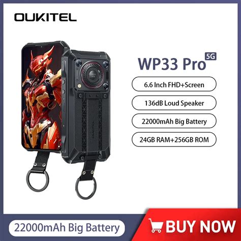 Oukitel Tel Fono Inteligente WP33 Pro 5G M Vil Resistente Con Android