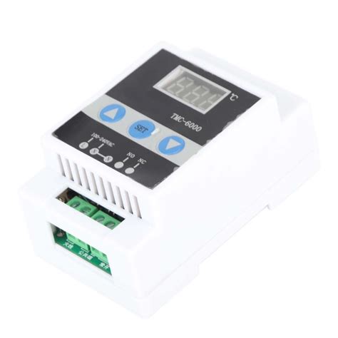 Temperature Regulator Digital Thermostat Control DIN Rail Mount