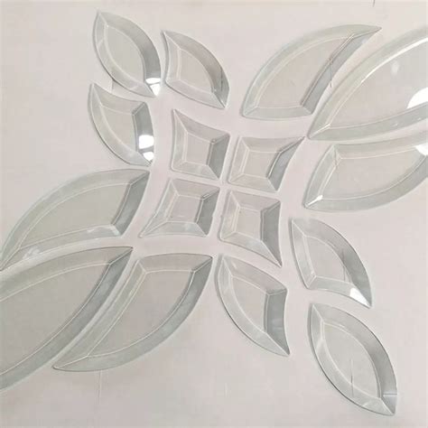 Crystal Clear Beveled Glass Cluster Pieces Hhg Glass