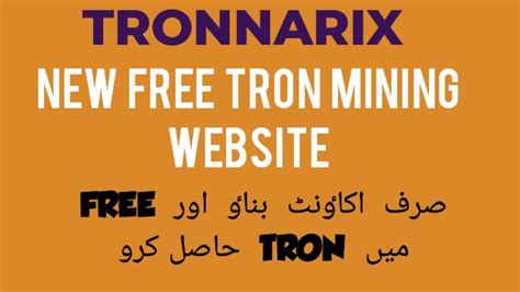 New Trx Mining Trx Mining Site Today Trx Mining Website 2023 Tron