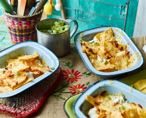 Schnell einfach Überbackene Nachos mit Guacamole LIDL Kochen