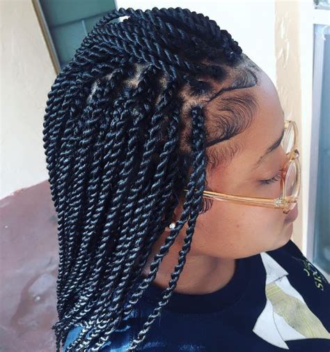 Rope Twist Braids Hairstyles