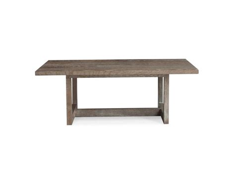 Bassett 6121 0613 Benchmade Liam Oak Rectangular Cocktail Table Hickory Park Furniture Galleries