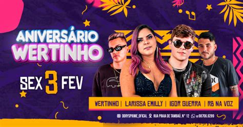 Anivers Rio Wertinho Larissa Emilly Igor Guerra Rb Na Voz Em Jo O