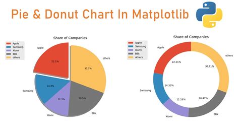 Pie And Donut Chart In Matplotlib Python Youtube