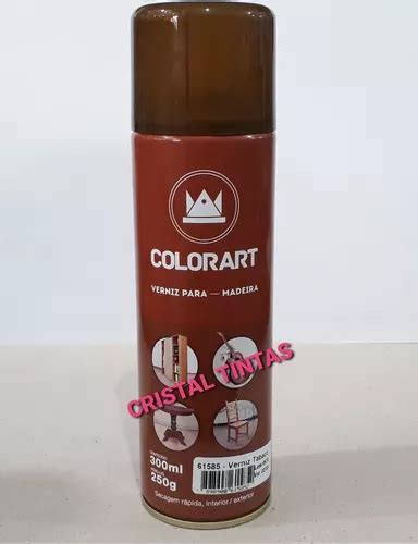 Tinta Spray Verniz Tabaco Para Madeira Colorart Parcelamento Sem Juros