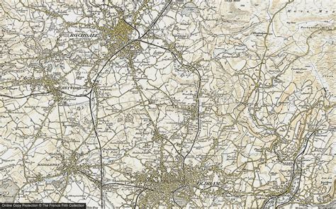 Old Maps Of High Crompton Greater Manchester