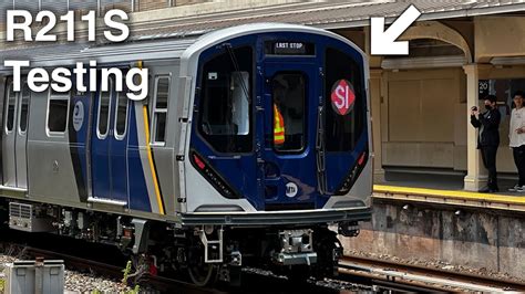 NYC Staten Island R211S 100 104 Testing On The N Line YouTube