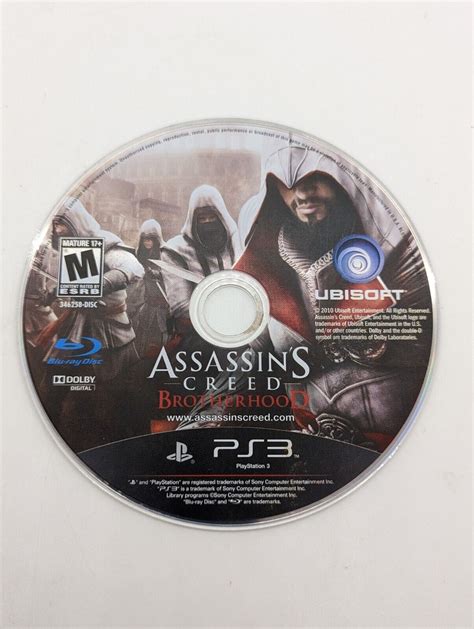 Assassins Creed Brotherhood Sony Playstation 3 2010 8888346258 Ebay