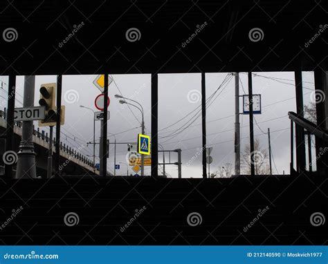 Underground Pedestrian Crossing In The Subway Stock Photo Image Of