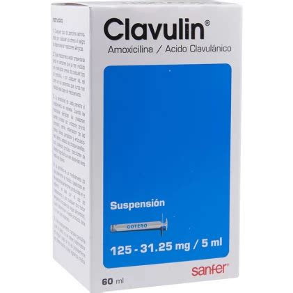 Clavulin Pediatric Oral Suspension Amoxicillin Potassium Clavulanate