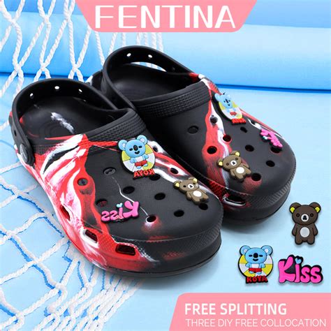 Jual FENTINA Sandal Platform Wanita Kamuflase Sol Lembut Meningkatkan