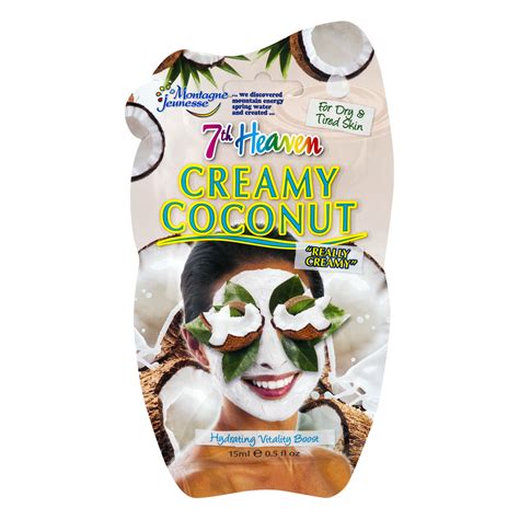 7th Heaven Creamy Coconut Mud Face Mask Moisturize And Refresh 05oz