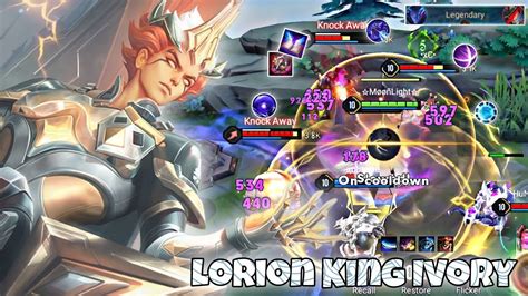 Lorion New Skin King Ivory Mid Lane Pro Gameplay Arena Of Valor