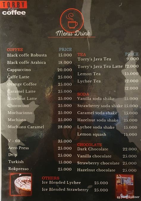 Selalu Diperbarui Menu Torry Coffee Reborn Tomang