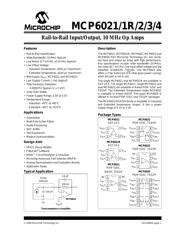 MCP6021 Datasheet PDF AiPCBA