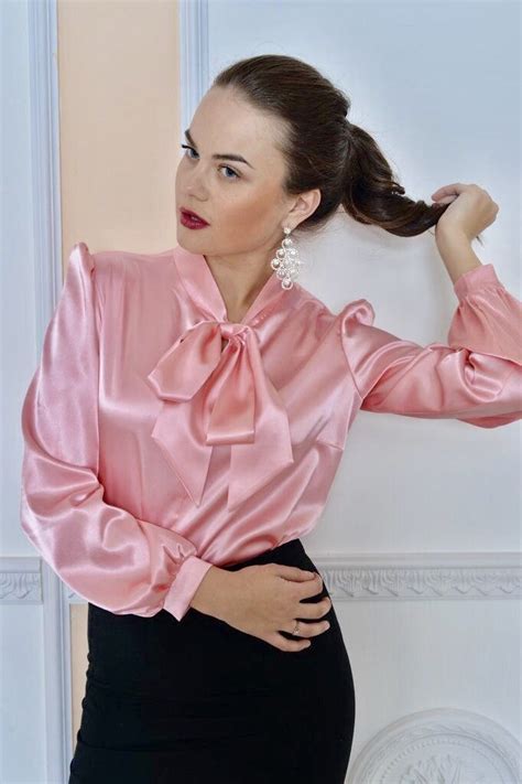 Pias Satin World Satin Top Blouses Satin Blouses Satin Blouse Outfit