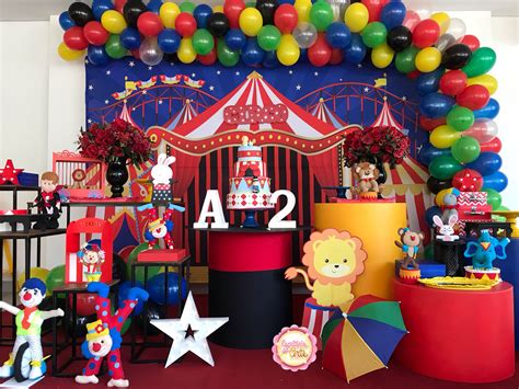 Decoração tema Circo Escritório da Arte decorações Sorocaba SP