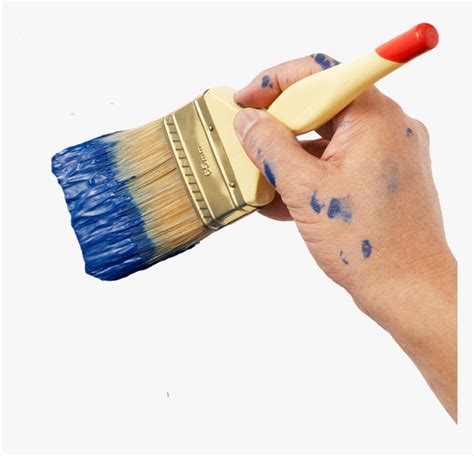 Hand Holding Paint Brush Png Transparent Png Transparent Png Image