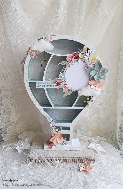 Hot Air Balloon Shadow Box Shadow Box Art Shadow Box Baby Shadow Box Wooden Shadow Box Etsy