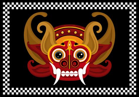 Barong Bali Vector Illustration 126388 Vector Art At Vecteezy