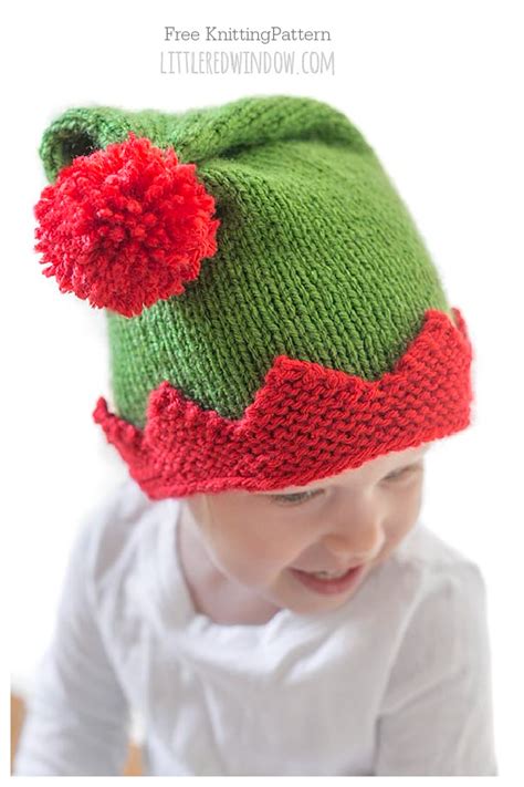 Christmas Elf Hat Free Knitting Patterns Knitting Pattern