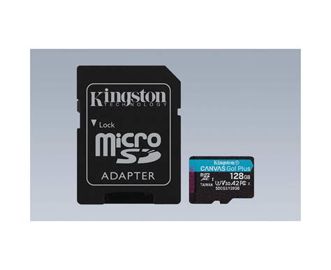 Tarjeta De Memoria Microsd Gb Kingston Canvas Go Plus