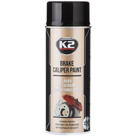 K2 Brake Caliper Paint 400ml Czarny lakier do zacisków i bębnów