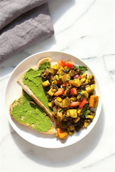 Southwestern Tofu Scramble with Chickpea Tofu - Vegan Richa