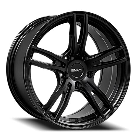 Envy EV 5 SB Rims Wheels Satin Black 17 0x7 0 Group A Wheels