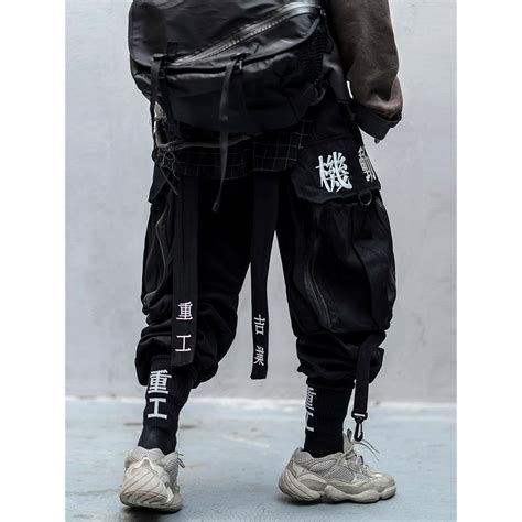 Hello Mrlin Herren Hip Hop Jogger Cargo Pants Techwear Hosen Baggy