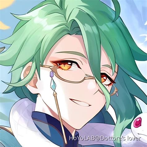 Our Beloved Baizhu But I Took His Glasses Genshin Impact Hoyolab