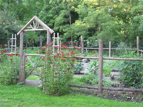 Vegetable Garden Fence Gate Hawk Haven