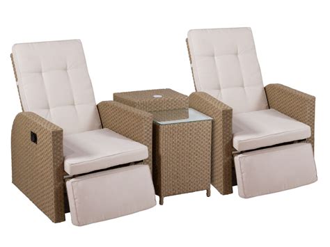 Sillones Butaca Reclinables Y Mesa Chill Out Jard N Terraza