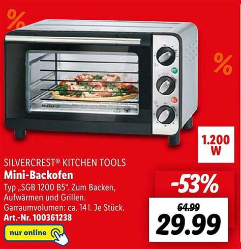 Silvercrest Kitchen Tools Mini Backofen Angebot Bei Lidl Prospekte De