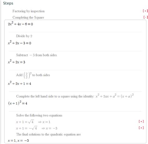 Quadratic Equation Solver Completing The Square Calculator - Tessshebaylo