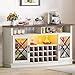 Amazon Dwvo Farmhouse Sideboard Buffet Cabinet With Led Light