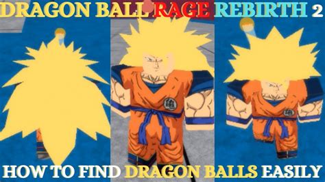 Roblox Dragon Ball Rage Rebirth How To Find Dragon Balls Easily Youtube