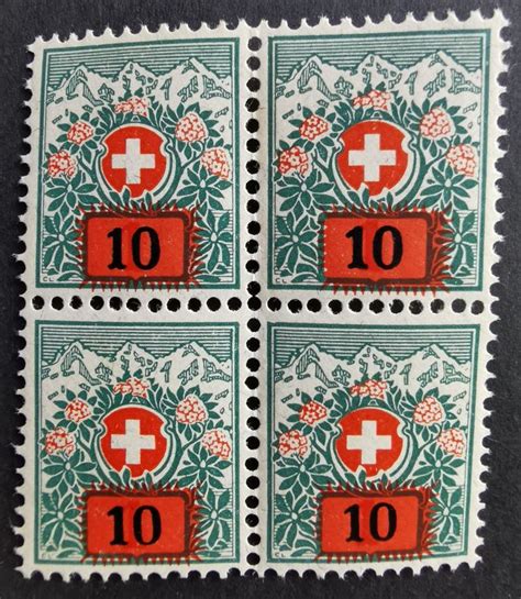 TR81 Bloc 4 Timbre Suisse 19xx Non Oblitere Kaufen Auf Ricardo