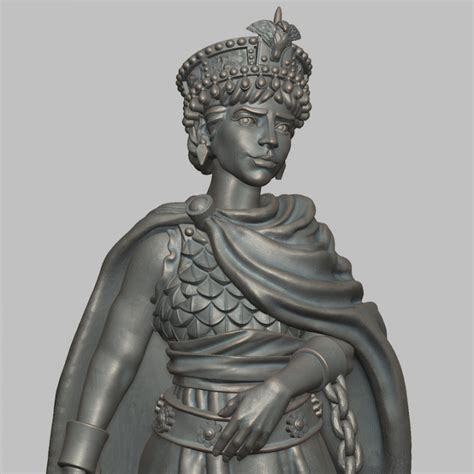 3D Printable Zenobia, Queen of Palmyra by Wargames Atlantic