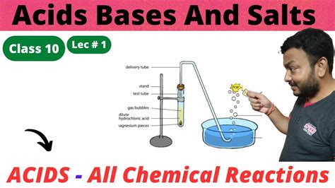 Acid Base And Salts Class Chemical Properties Of Acids And Bases