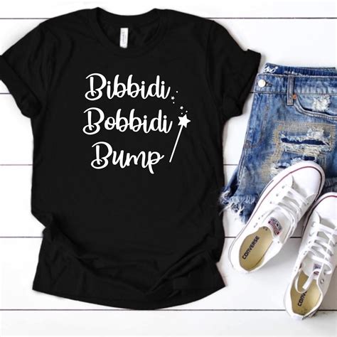 Bibbidi Bobbidi Bump Pregnancy Announcement Shirt Disney Maternity Funny Pregnancy Shirt