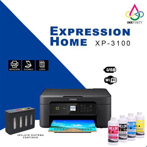 IMPRESORA EPSON EXPRESSION HOME XP 3100 Inkfinity