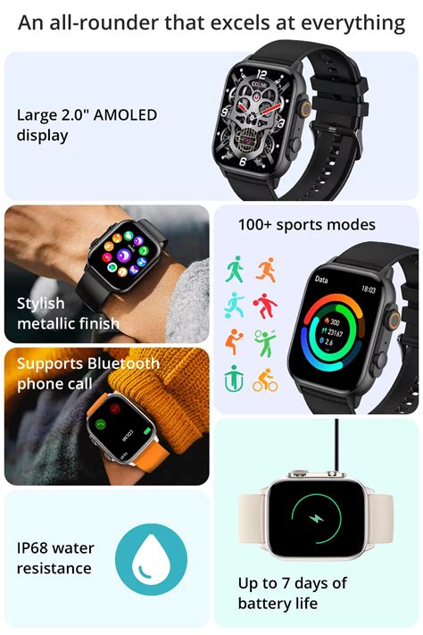 Colmi C81 AMOLED Screen Bluetooth Calling Smart Watch Exodus Gadgets