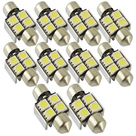 Pcs Festoon Canbus Led C W Mm C W Led Mm Mm Led Bulbs