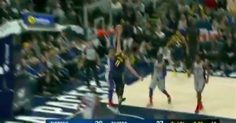 Domantas Sabonis’ poster dunk took the soul of a Pistons defender ...